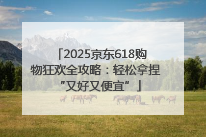 2025京东618购物狂欢全攻略：轻松拿捏 “又好又便宜”