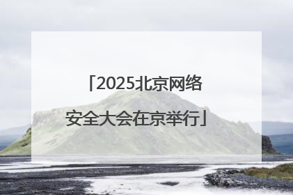 2025北京网络安全大会在京举行
