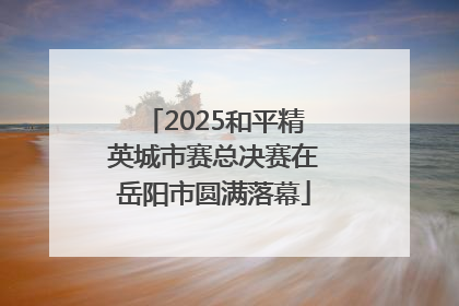 2025和平精英城市赛总决赛在岳阳市圆满落幕