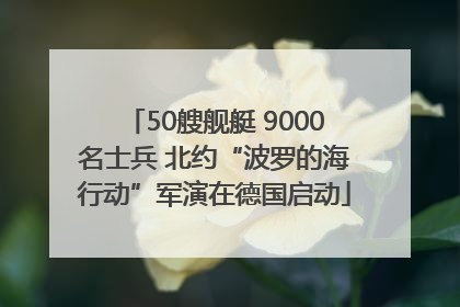 50艘舰艇 9000名士兵 北约“波罗的海行动”军演在德国启动
